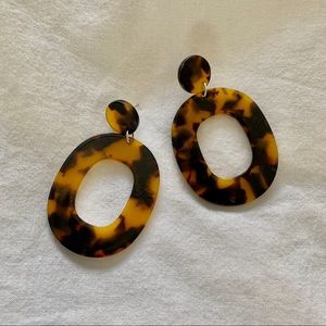 Free People Lucy Resin Hoop Earrings